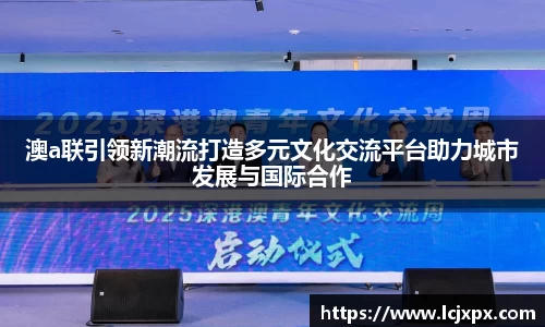 澳a联引领新潮流打造多元文化交流平台助力城市发展与国际合作